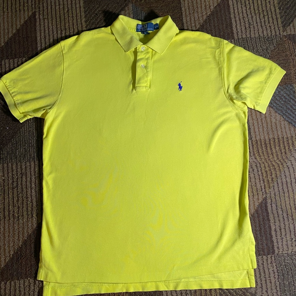 Polo Ralph Lauren short sleeve shirts for men Highlighter green size L